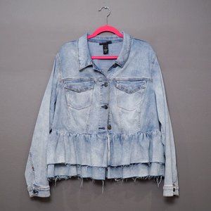 Lane Bryant Denim Jacket Size 22